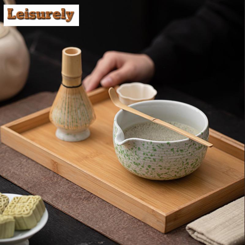 Kreatives Sternenhimmel-Punkt-Teeservice Komplettes Set Japanisches Matcha-Schneebesen-Set Kit Teepinselständer Teebestellungswerkzeuge Küchenbedarf