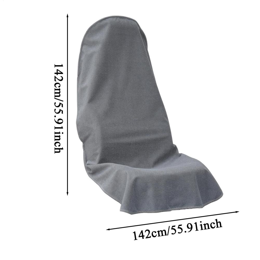Car Seat Cover Universal Auto Breathable Cushion Waterproof Towel Cloth Car Seat Protector Non-slip Towel Seat Cover 142x75x1cm