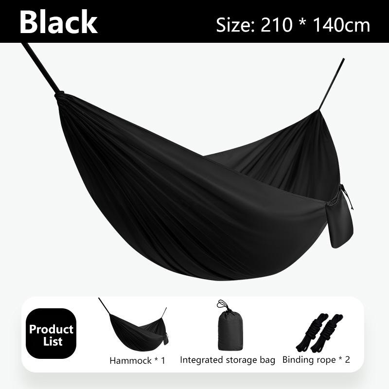 1Set Hammock With Straps And Storage Bag, Lightweight And Durable Textile Material Suitable For Beach Picnics And Hiking Trips