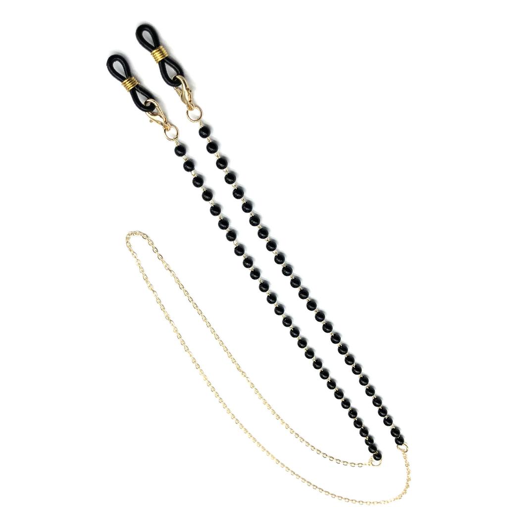 Glasses Chains With Beads Thin Adjustable Eyewear Straps For Sunglasses Mask Holder Women Men Stylish Accessory