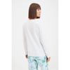 Black 100% Cotton Regular/normal Fit Basic V-neck Long Sleeve Knitted T-shirt Twoaw21ts0099