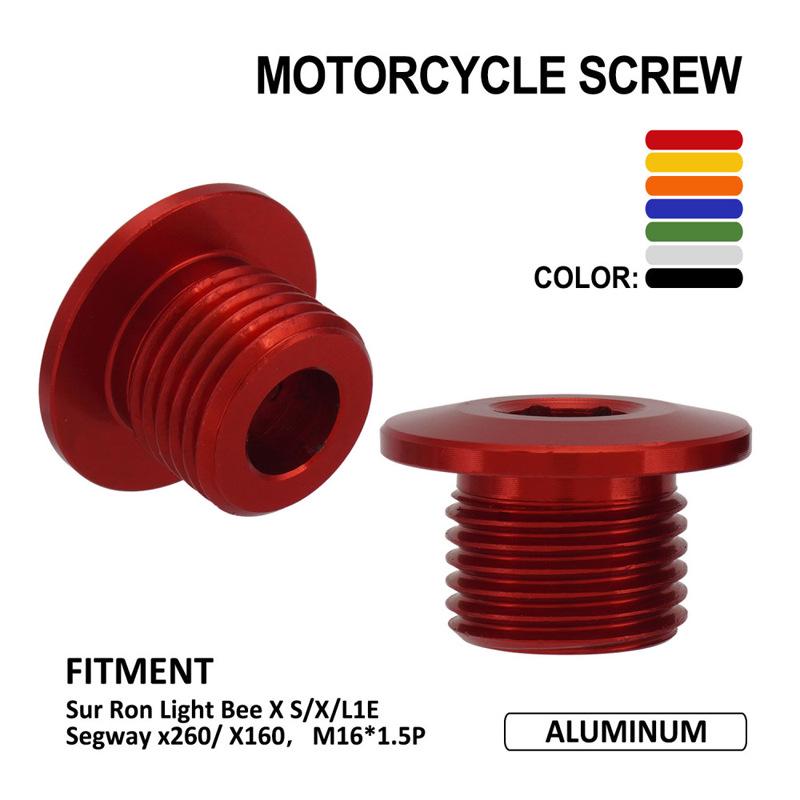 Sur-Ron X/S CNC Aluminum Front Wheel Screws for Off-road Electric Bikes