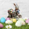 Easter Garden Stakes Outdoor Yard Decor Sign Holiday Decorations 2D Acrylic Spring Bunny Egg Signs for Courtyard Patio Lawn