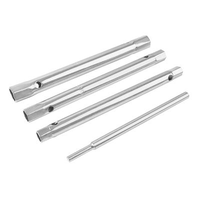 Chiave a Bussola Esagonale per Rimozione Viti Cava Estesa Set 4pz per Candele d'Accensione per Impieghi Gravosi Adatto per Manutenzione Automobilistica