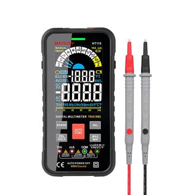 Multímetro inteligente 9999 conteo anti-quemaduras identificación automática HT116 pantalla HD