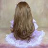 Lovely 60cm Soft Cloth Body Reborn Toddler Doll Cosplay Girl Lifelike Long Hair Princess Imitation Baby Dolls for Kids Play House Toy Surprise Present