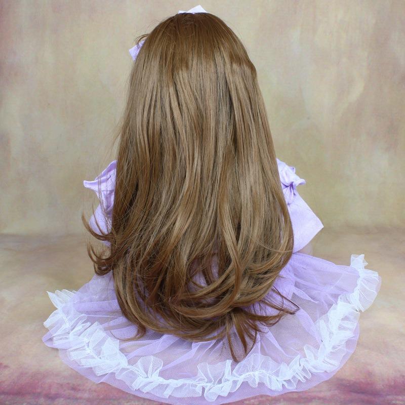 Lovely 60cm Soft Cloth Body Reborn Toddler Doll Cosplay Girl Lifelike Long Hair Princess Imitation Baby Dolls for Kids Play House Toy Surprise Present