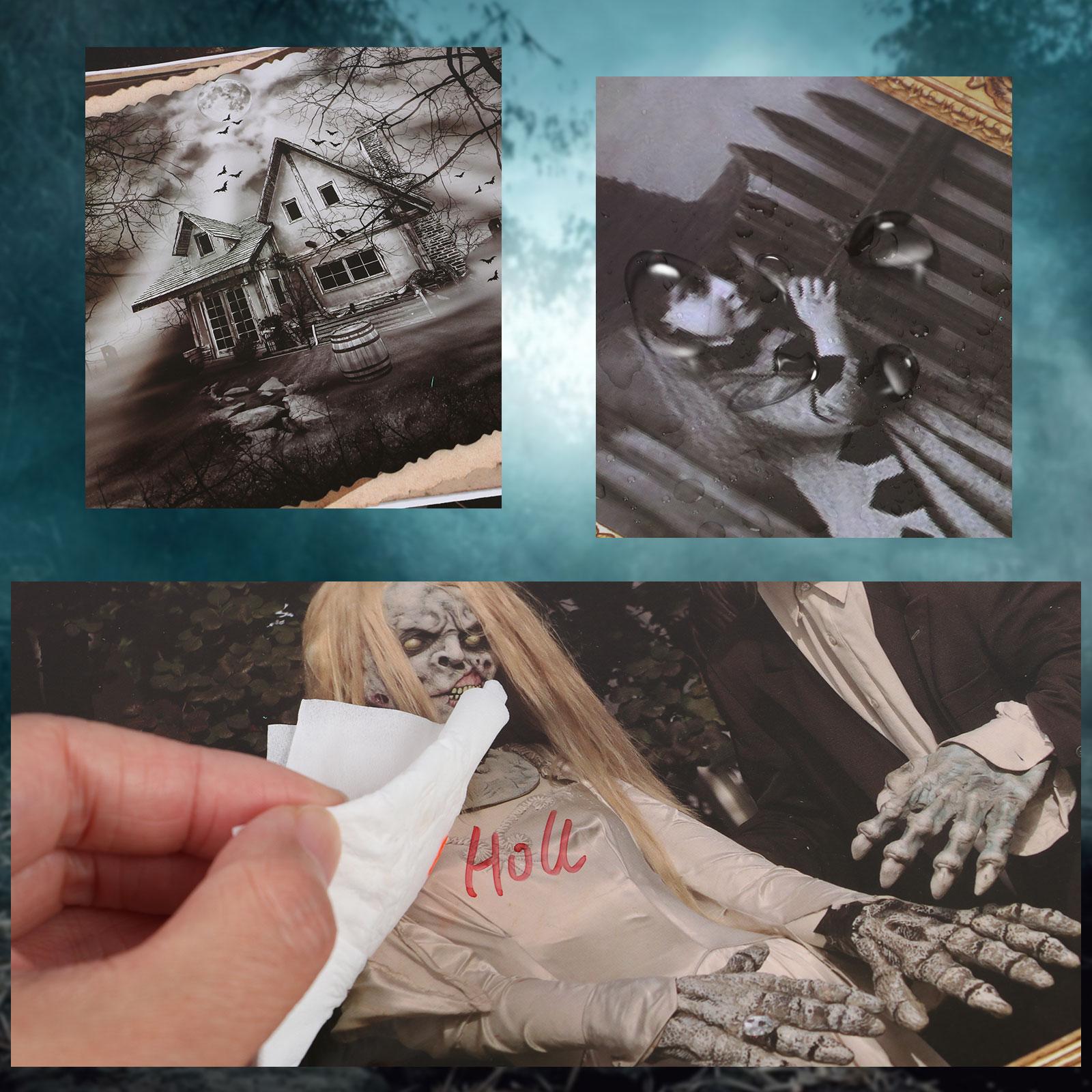 

14 шт. Фотографии с привидениями Готические портреты Особняка Фотографии ужасов