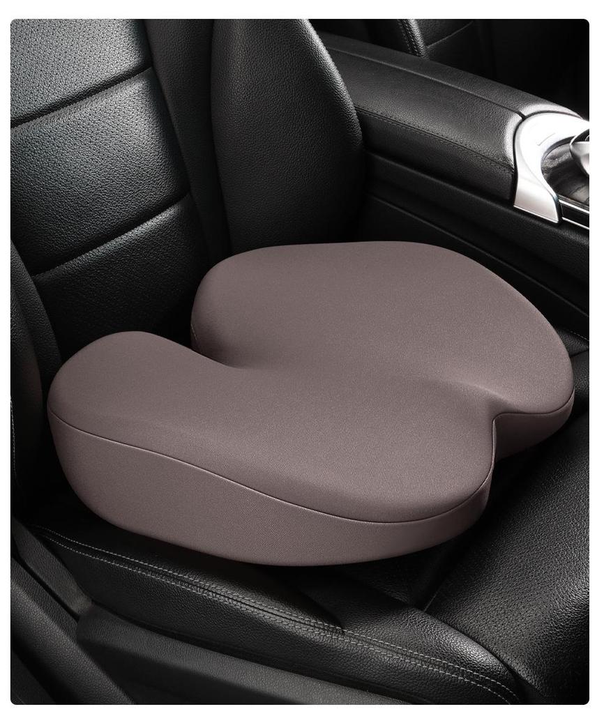 Universal Memory Foam Seat Cushion for All Seasons - Ergonomic Height-Enhancing and Hip-Support Design