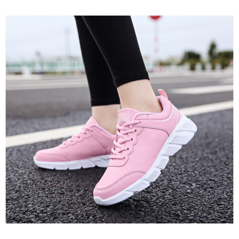 Leder-Board-Schuhe für Damen Flachsohlige Freizeit-Sportschuhe