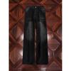 American Washed Cat Whisker Pleated Jeans Men's Spring and Autumn High Street Scimitar Pants Vibe Loose Wide-leg Pants