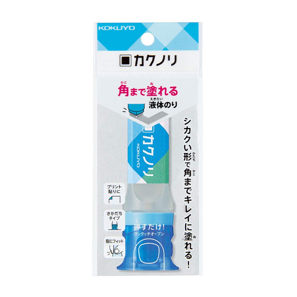 KOKUYO Kakunori Líquido Fuerte Set de Pegamento, Adhesión, 5, Azul, TA-KL801B-1PX5SET