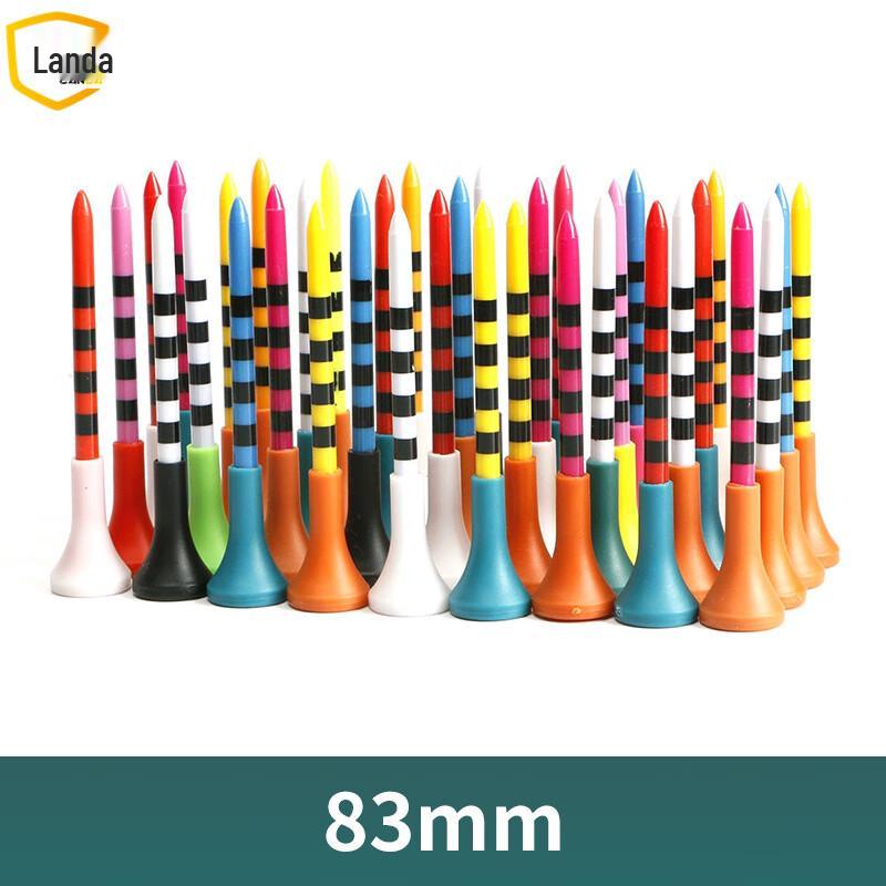 Landa Golf Plastic Tees with Soft Rubber Top