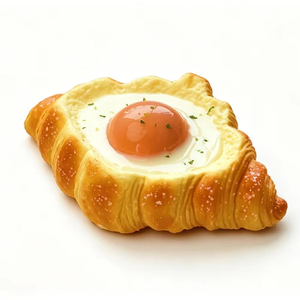 Slow Rising Simulated Egg Toast Squeeze Toy Prank Decoration Sensory Fidget Bread Birthday Gift Style A