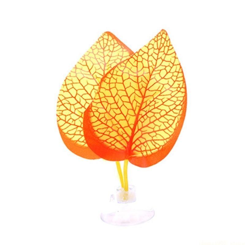 QX2E Betta Fish Pad Double Hammock Resting Bed Safe Natural Environment BettaFish Spawning Pad Aquariums Decoration