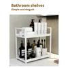 Cosmetics Storage Box, Double-layer Storage Rack, Kitchen Storage Rack, Bathroom Countertop, Dressing Table Rack