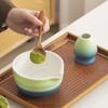 2-piece Matcha Tea Set, Japanese-style Ceramic Matcha Bowl, Natural Matcha Grains, Color Box Gift Box, Tea Ceremony