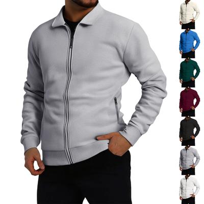 Men's Winter Casual Zipper Pocket Long-Sleeve Jacket