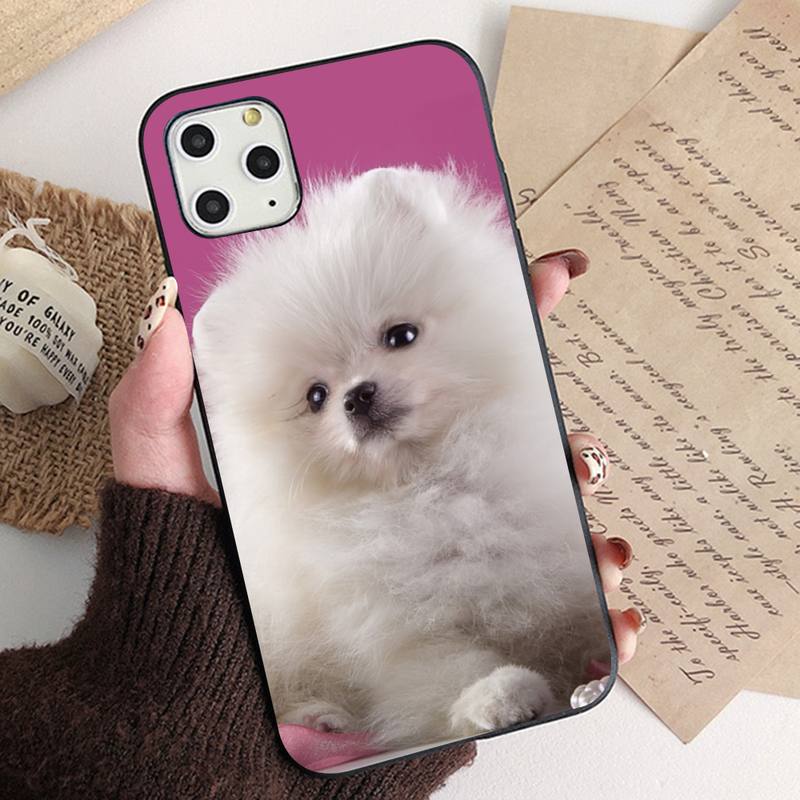 MaiYaCa Pomeranian Dogs Dog Phone Case for iPhone 11 12 13 Mini Pro XS MAX 8 7 6 6S Plus X 5S SE 2020 XR Case