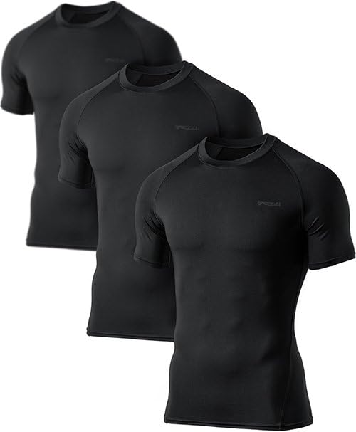 

Tesla Compression Short Sports UV Compression Sports Base Compression Shirt JPB2 Men s Wear, 3-Piece Set, Sleeve, Undershirt, Protection,
