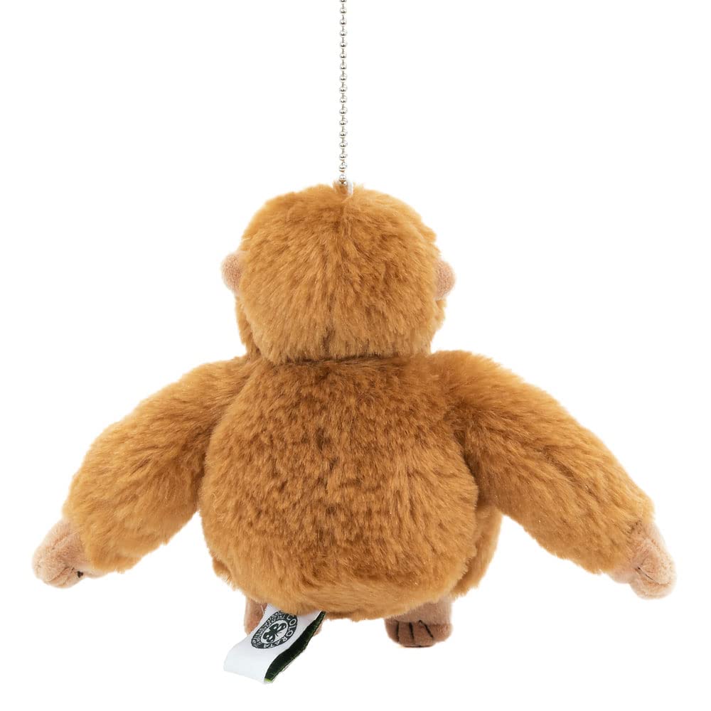COLORATA Orangutan Plush Mascot (Realistic Wild AnimalWith Chain) Realistic Cute Keychain Doll Gift (Twice Tested)  Christmas Present
