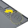 Soldering Mat Insulation Silicone Soldering Mat Heat-Resistant Solder Pad Solder