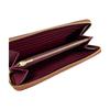 Coach Accordion Zip 20 Vintage Comic Patch Long Wallet Women Wallet Brown C7204-B4NQ4