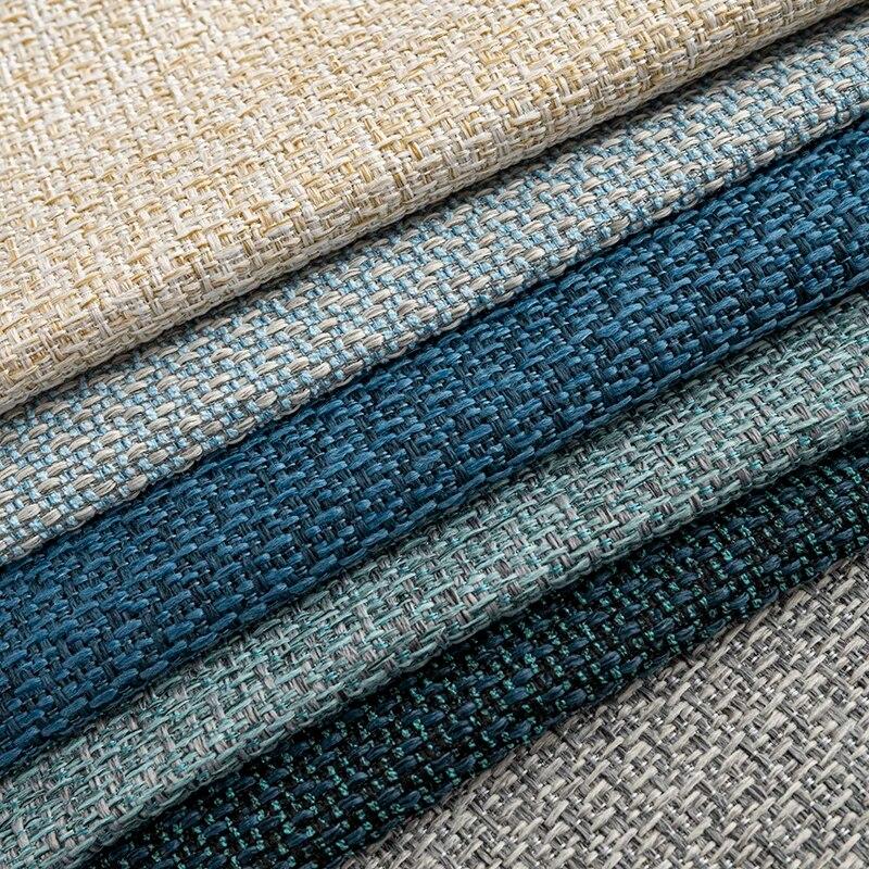 Flax Sofa Cover Solid Color Sofa Slipcover Non Slip Seat Cushion Cover Furniture Protector For Bedroom Office Living Room Decor