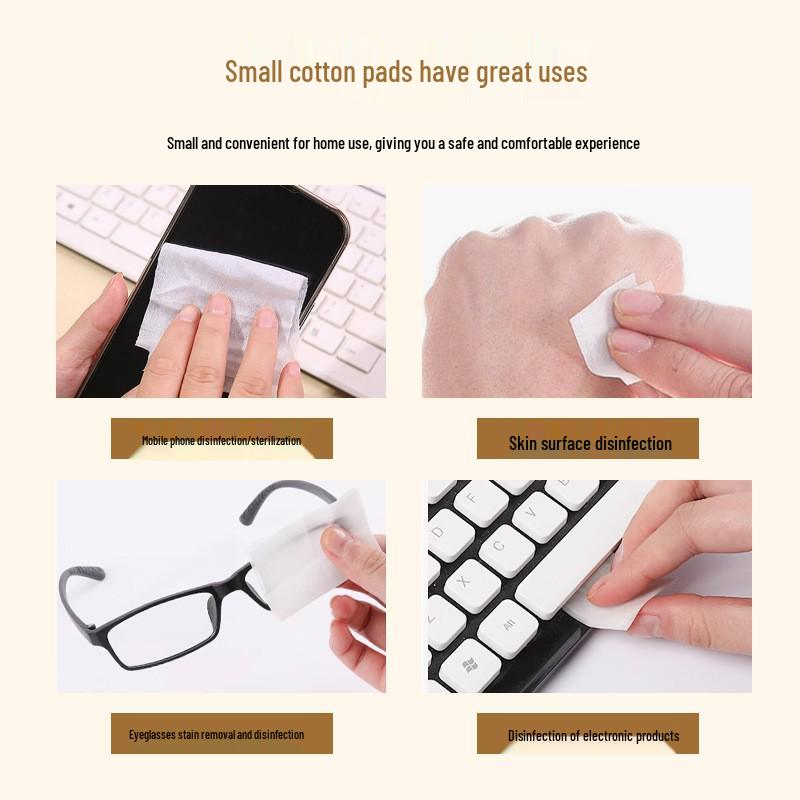 Nail Art 75% Alcohol Pads: Portable Oil-Removing and Disinfecting Wipes for Nail Cleaning