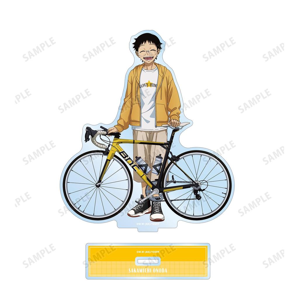 Yowamushi Pedal LIMIT BREAK Original Onoda Sakamichi Casual Clothes x Road Bike Big Acrylic Stand Illustration Ver.