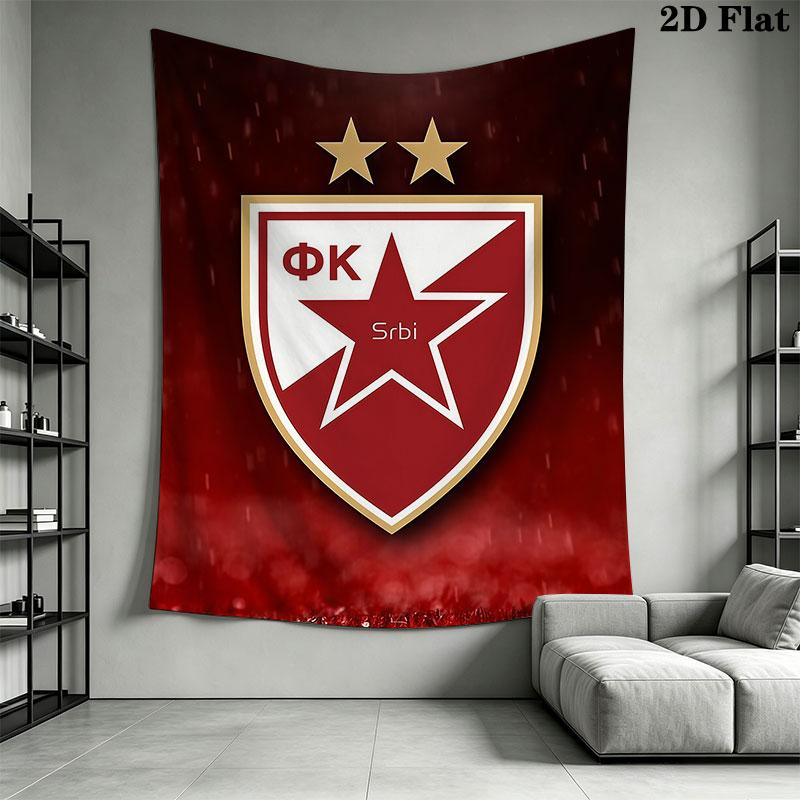 CZ Logo Wall Hanging Printed Fabric Blanket Decorative Tapestries for Bedroom Living Room Home Decor