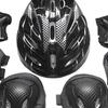 Set di 7 protezioni sportive da esterno per adulti: Ginocchia, Gomiti, Mani e Casco Regolabile