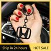 2025 Hot Car Key Chains Keyring Pendant Metal Keychain Holder Auto Accessories  For Honda Civic Accord CRV HRV Fit Jazz City Ody