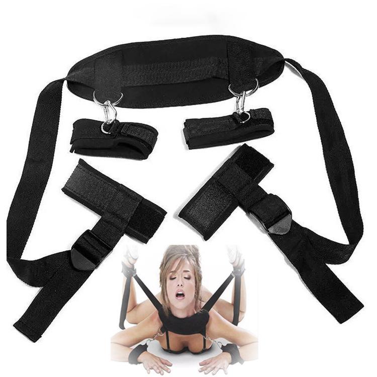 Plysj Leg Strap Bondage Rope Sm Sexleketøy Seng Bondage Passion Equipment