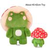 1pc Soft Frog Plushie Stuffed Kawaii Animals Red Mushroom Hat Frogs Baby Appease Doll Single Dog Trick Birthday Gift Kids Boy