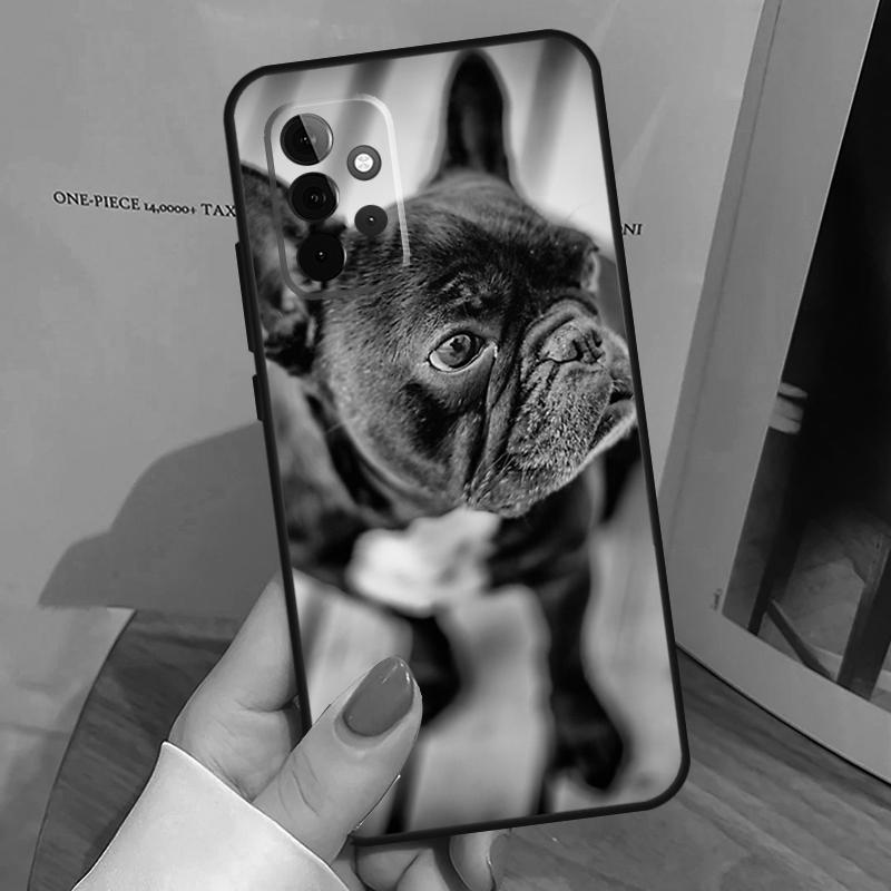 French Bulldog Case For Samsung Galaxy A34 A54 A14 A15 A35 A55 A52 A32 A12 A51 A71 A13 A23 A33 A53 Cover