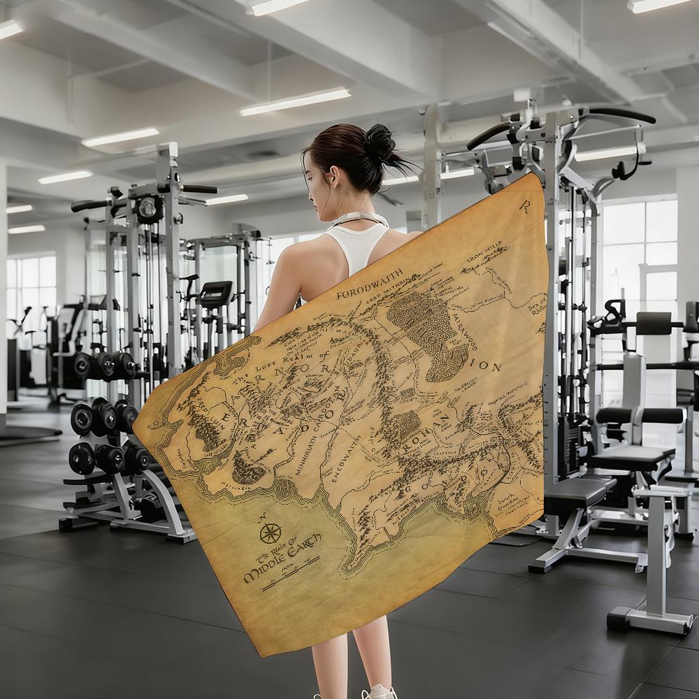 Movie The L-Lord of the R-Rings Towel Quick Drying Beach Towels Are Suitable For Swimming Pools Camping Yoga And The Gym