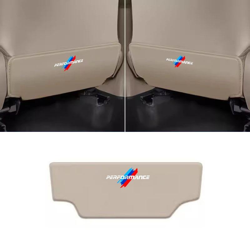 Car Seat Back Protector Mat Leather Prevent Dirty Anti Kick Pad For BMW M Performance F20 F40 F22 F30 E90 F32 F06 F07 F46 E60 M5