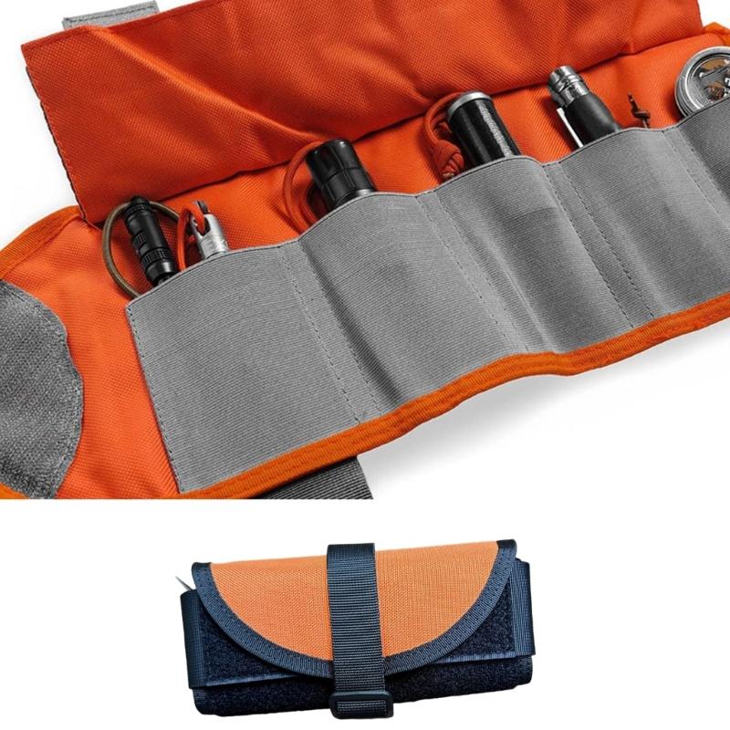 Portable Nylon Tool Roll Bag For Outdoor Multipurpose Nylon Outdoor Tool Storage Bag Portable Storage Bag Replacement