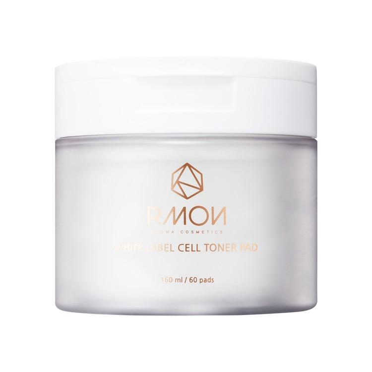 RMON White Label Cell Toner Pad Skin Refining & Hydrating Facial Pads 160ml (60 Pads)