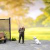 1/64 Scale Miniature Scene Model Handcrafted Exquisites Resins People Scene Figure For Home Decoration And Display