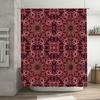 Kaleidoscope Shower Curtain Pink Purple Geometric Pattern Bath Decorations for Home Decoration (180x240cm)