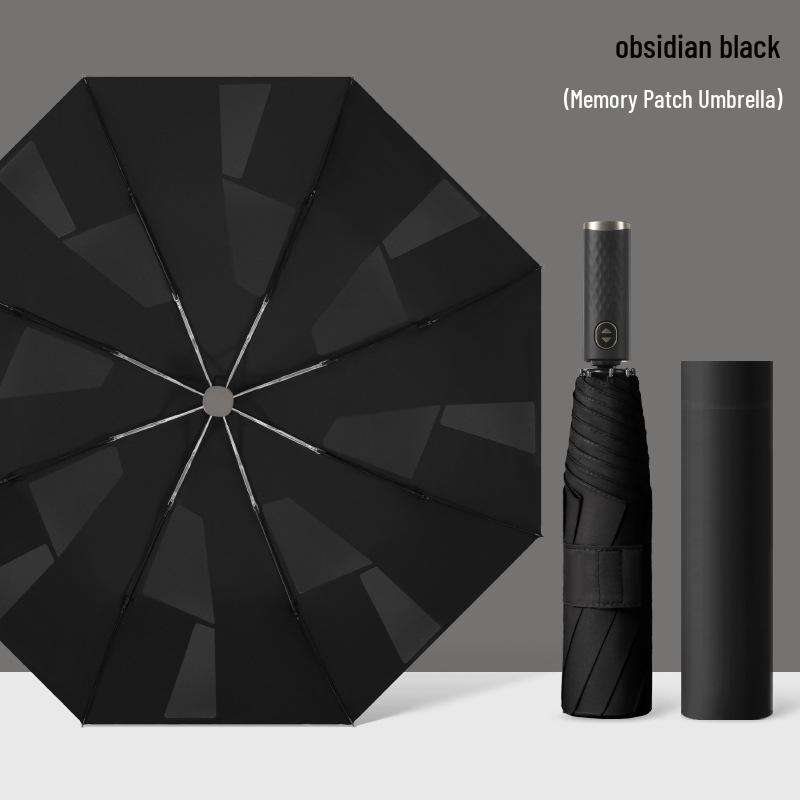 Large Memory Foldable Automatic Umbrella for All Weather