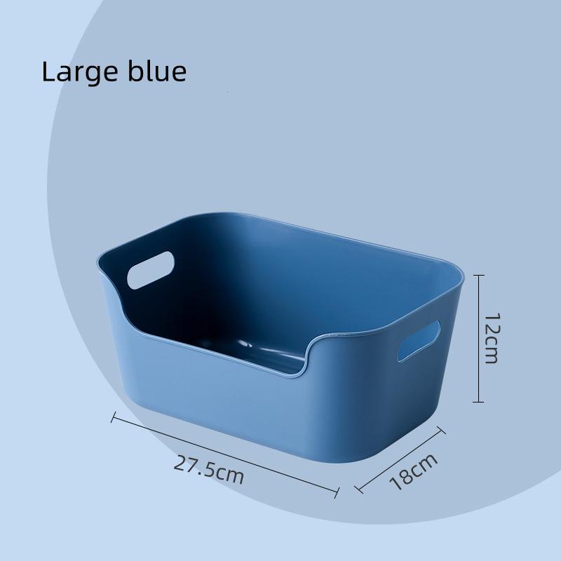 Desktop Storage Box Jewelry Lipstick Organizer Rectangle Plastic Food Container Glasses Makeup Case Toy Basket Home Supplies