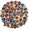 50PCS Cartoon Dachshund Stickers, Cute Animal Graffiti Decals Waterproof for Notebook Mug Phone Laptop