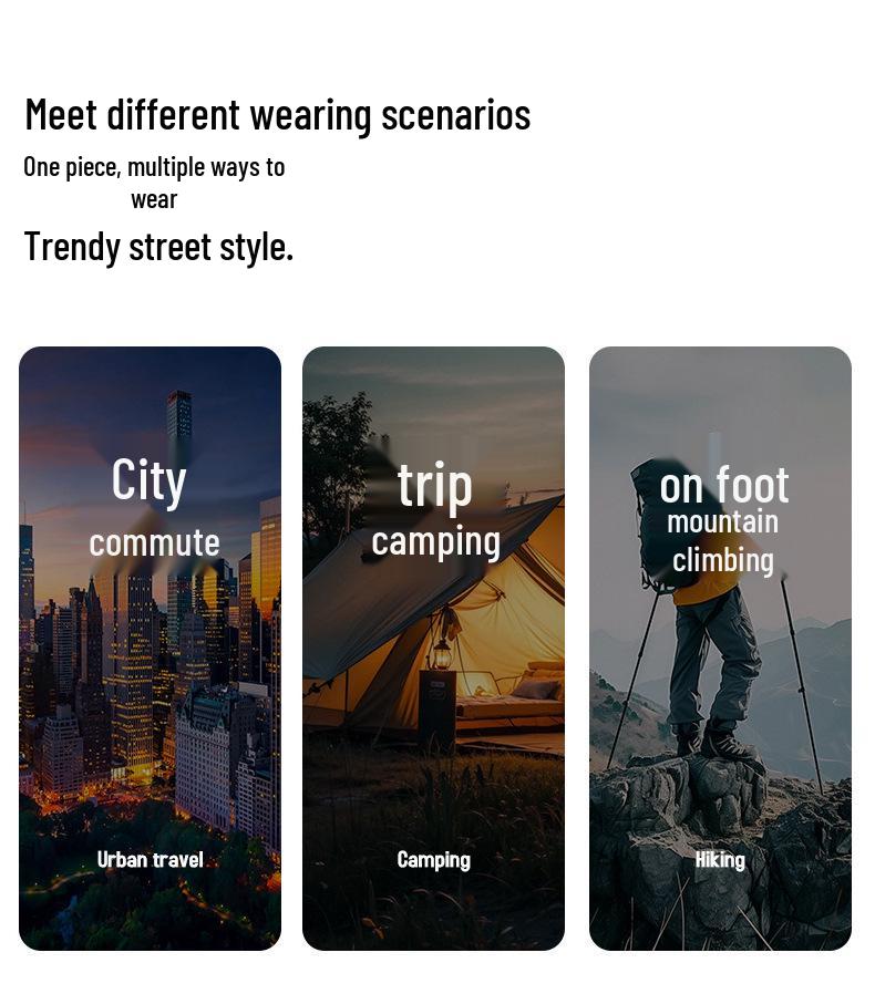 2025 Męskie Wiatroszczelne Spodnie Turystyczne Longjia - Odporne na Ścieranie, Codzienne, Proste