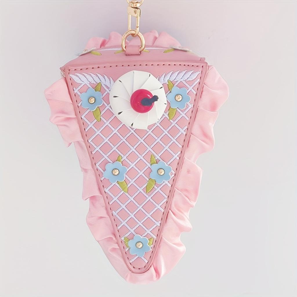 Borsa a tracolla a forma di cuore rosa chic per donna Dolce e alla moda con tracolla staccabile e chiusura a zip