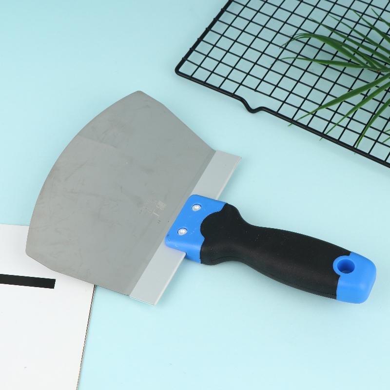 Stainless Steel Paint Scraper High Quality 4 Inch Putty Knife with Comfortable Grip Handle for Wallpaper Removal and Cleaning