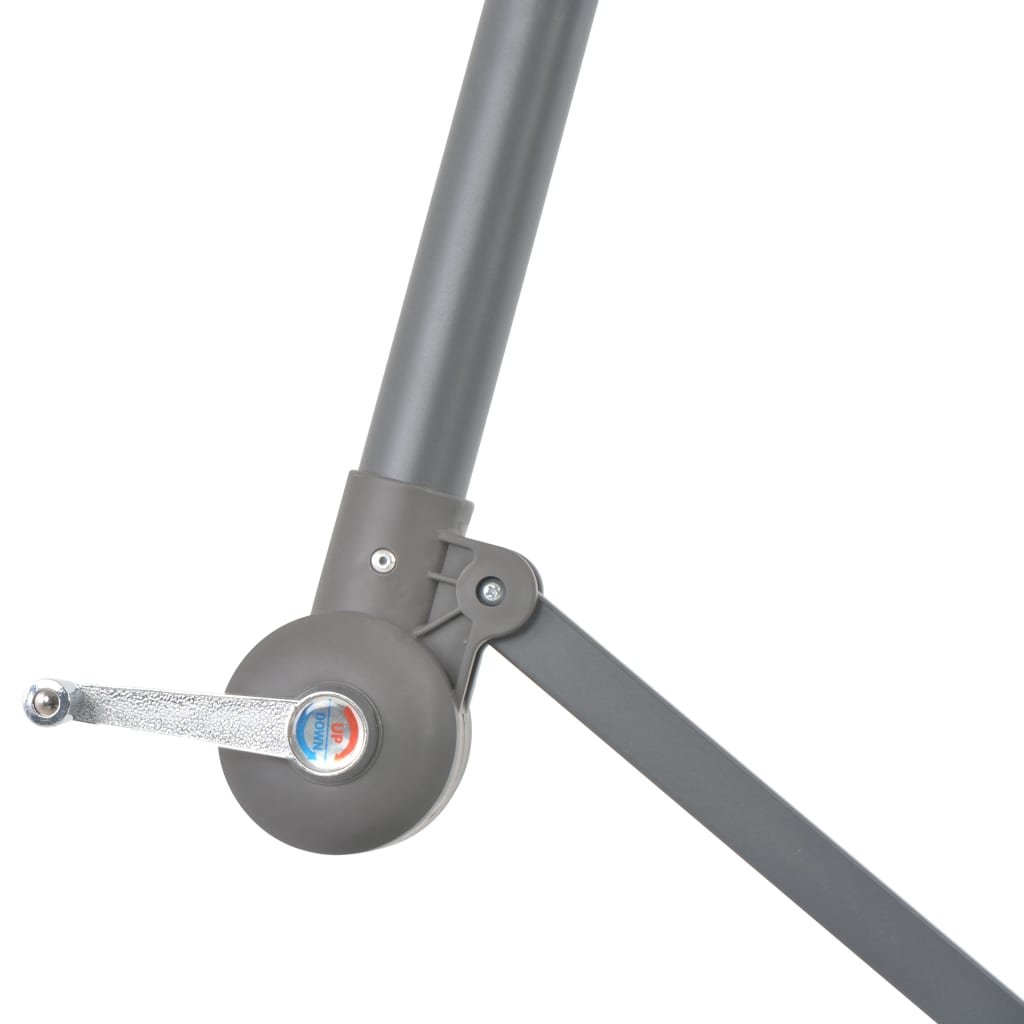 Cantilever Umbrella with Aluminum Pole 300 Cm Terracotta