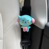 Cute Headset QOO Car Safety Belt Shoulder Pad Cover All Year Round Available Car Anti-Strangulation Car Interior Decoration New Car Gift